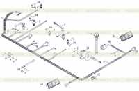 Электрооборудование на задней полураме Электрооборудование на задней полураме
