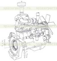 Монтаж двигателя Монтаж двигателя