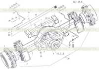 Монтаж заднего приводного моста Монтаж заднего приводного моста