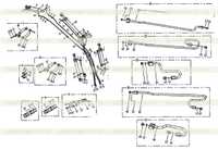Трубопровод рабочего оборудования в сборе Трубопровод рабочего оборудования в сборе