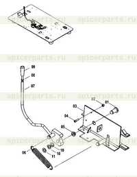 Рычаг управления в сборе Рычаг управления в сборе