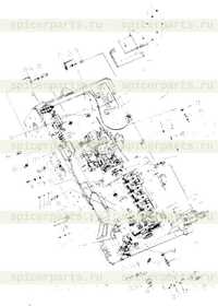 46C1266 Электропроводка рамы (двигатель Weichai D226B-4) 46C1266 Электропроводка рамы (двигатель Weichai D226B-4)