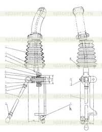 24C0242 Органы управления (джойстики) в сборе 24C0242 Органы управления (джойстики) в сборе