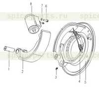 Тормоз в сборе 58000021 Тормоз в сборе 58000021