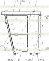 Кабина водителя 41E0117004 Кабина водителя 41E0117004