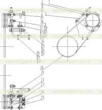 Кронштейн компрессора 46C1231001 Кронштейн компрессора 46C1231001