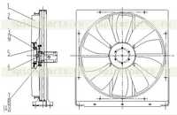 Крепление вентилятора 22C0082 001 Крепление вентилятора 22C0082 001