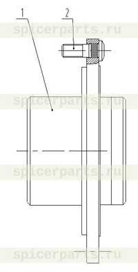 Ступица переднего колеса 34C0305002 Ступица переднего колеса 34C0305002