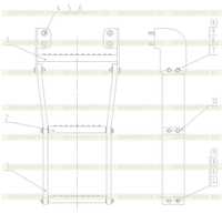 Лестница в сборе 43E0212001 Лестница в сборе 43E0212001