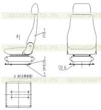 Сиденье 46E0021001 Сиденье 46E0021001
