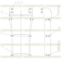 Лестница в сборе 43E0212001 Лестница в сборе 43E0212001