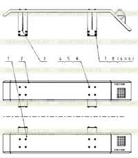 Заднее крыло в сборе 43E0322000 Заднее крыло в сборе 43E0322000
