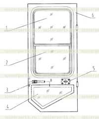 47W0032 Дверь левая 47W0032 Дверь левая