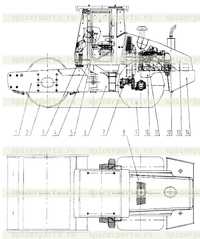 Каток CLG612H в сборе Каток CLG612H в сборе