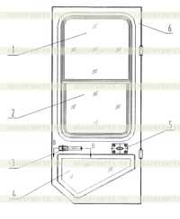 47W0032 Дверь левая 47W0032 Дверь левая