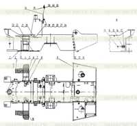 22Y0025 Задняя рама в сборе 22Y0025 Задняя рама в сборе
