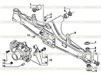 Корпус переднего моста Корпус переднего моста