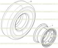 TYRE & RIM AS 01E0059 001 TYRE & RIM AS 01E0059 001
