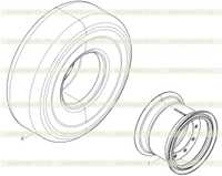 TYRE & RIM AS 26Y0046 000 TYRE & RIM AS 26Y0046 000