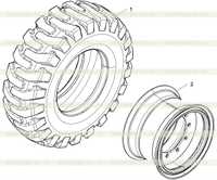 TYRE & RIM AS 41C1742 000 TYRE & RIM AS 41C1742 000