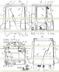 Электропроводка кабины водителя 46K0018 012 Электропроводка кабины водителя 46K0018 012