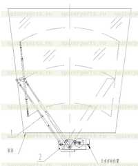 Передний стеклоочиститель в сборе 46K0020 001 Передний стеклоочиститель в сборе 46K0020 001