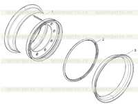 Обод в сборе 41C0043 001 Обод в сборе 41C0043 001