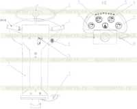 Рулевая колонка в сборе 46K0005 003 Рулевая колонка в сборе 46K0005 003