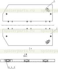 43M0002 003 Заднее крыло в сборе 43M0002 003 Заднее крыло в сборе