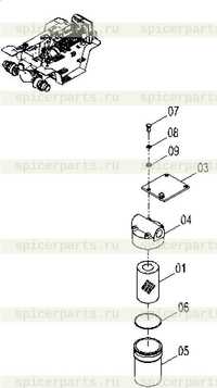 53C0001 004 Масляный фильтр 53C0001 004 Масляный фильтр