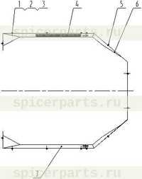 47C0780 000 Защита днища в сборе 47C0780 000 Защита днища в сборе