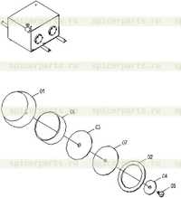16C0002 000 Крышка сапуна в сборе 16C0002 000 Крышка сапуна в сборе