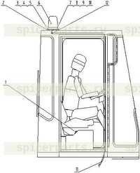 46C5580 001 Электропроводка вращающегося маяка в сборе 46C5580 001 Электропроводка вращающегося маяка в сборе