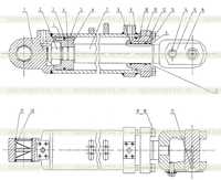 11E0036 002 Цилиндр стрелы в сборе 11E0036 002 Цилиндр стрелы в сборе