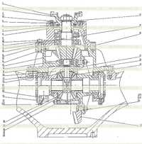 41C0574 002 Конический механизм задней оси 41C0574 002 Конический механизм задней оси