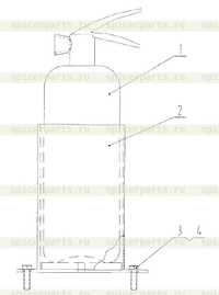 47C0239 000 Огнетушитель 47C0239 000 Огнетушитель
