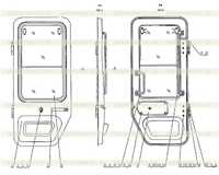 47C1291 002 Дверь, правая сторона 47C1291 002 Дверь, правая сторона