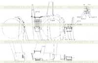 43E0286 004 Крыло в сборе, левая сторона 43E0286 004 Крыло в сборе, левая сторона