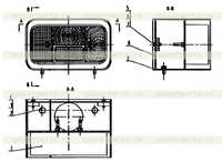 46C1099 000 Задний световой поток - Левая сторона 46C1099 000 Задний световой поток - Левая сторона