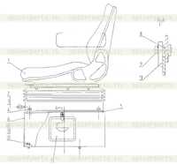 46E0032 001 Сиденье в сборе 46E0032 001 Сиденье в сборе