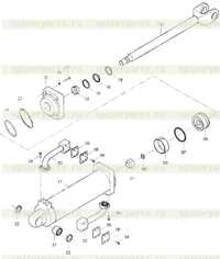 10C0034 002 Цилиндр бокового отвала 10C0034 002 Цилиндр бокового отвала