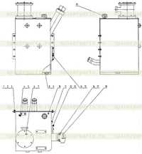 21C0587 001 Гидравлический масляный бак 21C0587 001 Гидравлический масляный бак