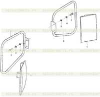 41E0157 001 Зеркало заднего вида в сборе 41E0157 001 Зеркало заднего вида в сборе