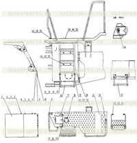 43Е0367 000 Крыло, левая сторона 43Е0367 000 Крыло, левая сторона