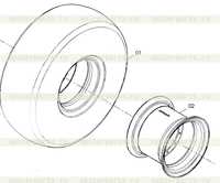 51C0030 005 Шины и обод в сборе 51C0030 005 Шины и обод в сборе