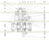 41С0111 Главная передача переднего моста в сборе 41С0111 Главная передача переднего моста в сборе