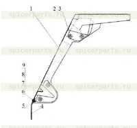 43E0011 Крыло 43E0011 Крыло
