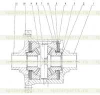 01E0083 Мост задний в сборе 01E0083 Мост задний в сборе