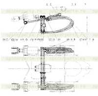 00С0205 Трубопровод гидроцилиндра подъема