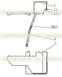 43E0054 Левое крыло 43E0054 Левое крыло